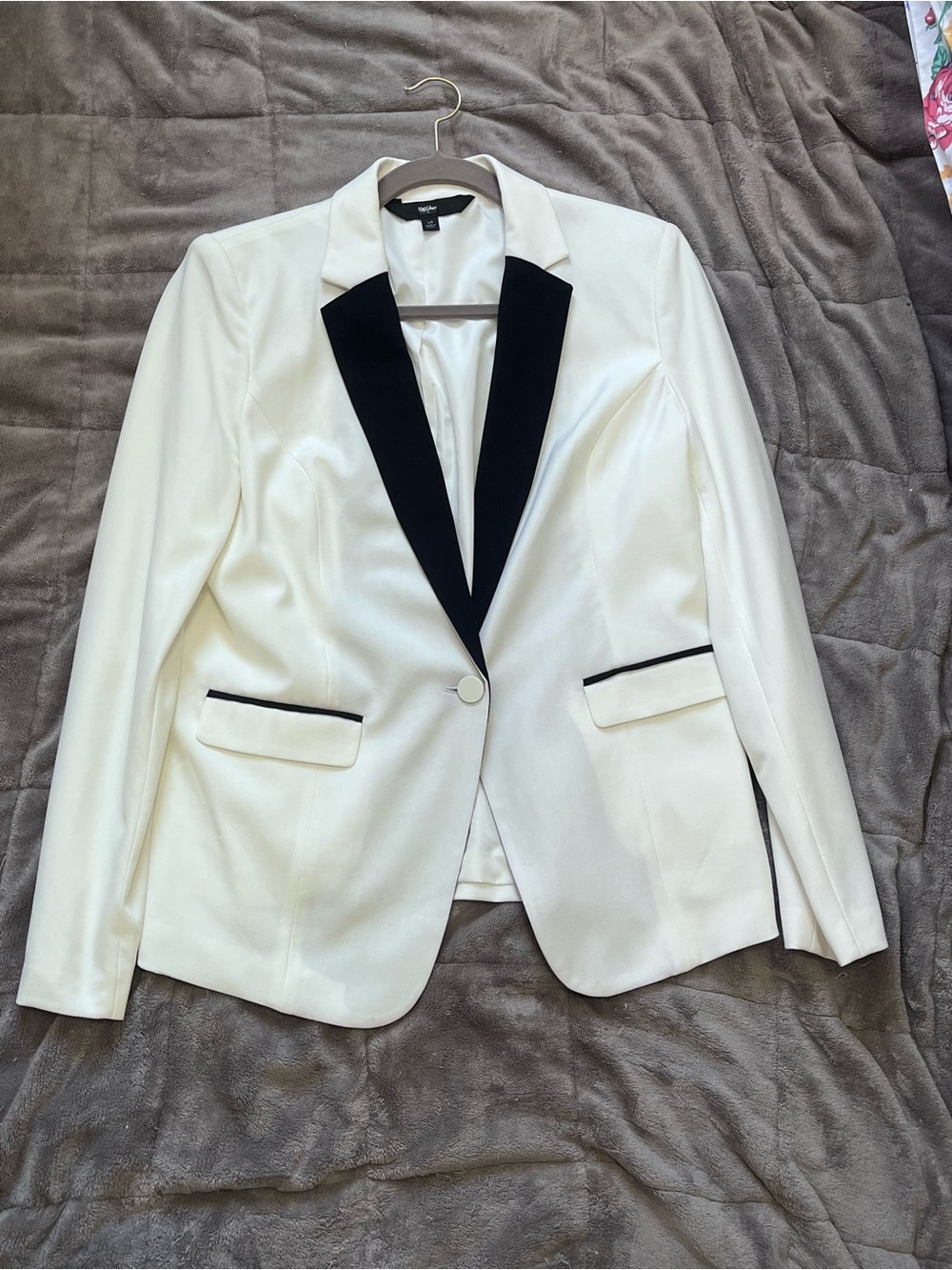 Vintage Black and White Blazer